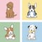 Dogs Paint-by-Number Gallery Mini Kit by Artist's Loft®